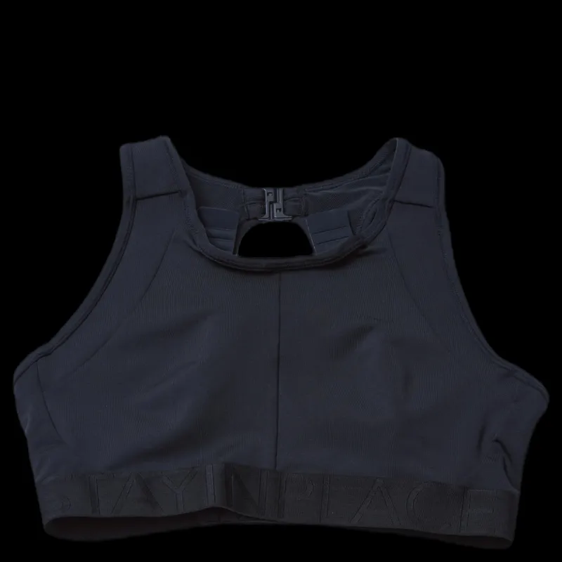 Clearance Stay in place Max Support Bra Black Svart