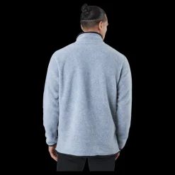 New Burton Mb Hearth Flc Plvr Gray Heather Blå