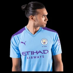 Sale Puma MCFC HOME Shirt Blue/White Blå