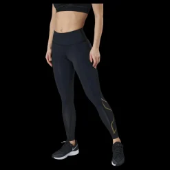 2XU MCS CrossTrBondMid-Rise Comp Black/Gold Svart och Guld Online