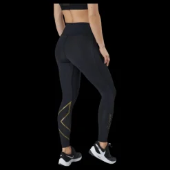 2XU MCS CrossTrBondMid-Rise Comp Black/Gold Svart och Guld Online