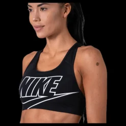 Best Nike Medium Futura Bra White/Black Svart