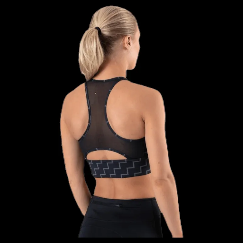 Nike Medium Pad Bra High Neck Neo Black Svart