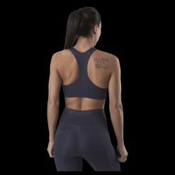 Sale Nike Medium Pad Bra Purple Svart