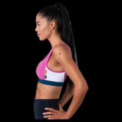 Online Nike Medium Pad Icon Clash Bra Pink/Blue Rosa