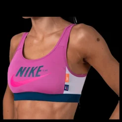 Online Nike Medium Pad Icon Clash Bra Pink/Blue Rosa