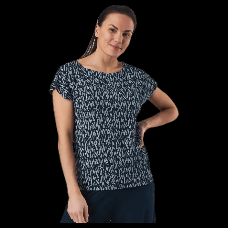 Clearance Holebrook Melanie Capsleeve Blue/Patterned Blå och Mönstrad