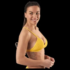 Best Waikani Beachwear Melia Ribb Triangle Yellow Gul
