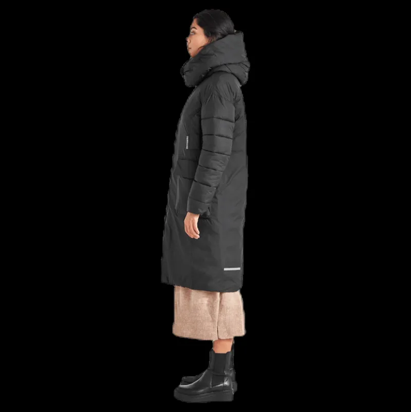 Didriksons Melina Puff Coat Black Outlet