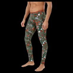 Salming Melville Long John Patterned/Green Mönstrad och Grön Outlet