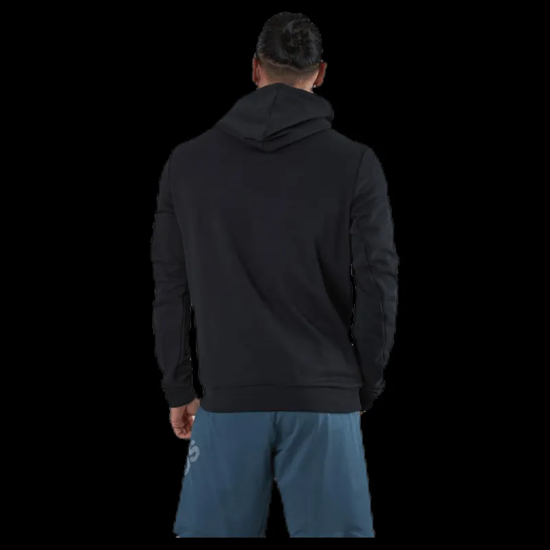 Clearance adidas Mens Badge Of Sport French Terry Hoodie Black Svart