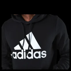 adidas Mens Badge Of Sport Fleece Hoodie Black Svart Best