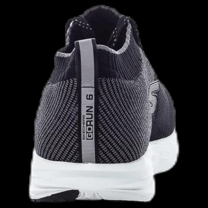 Skechers Mens GO Run 6 White/Black Vit och Svart Outlet