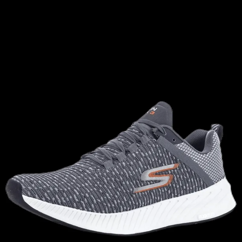 Skechers Mens GO Run Forza 3 Orange/Grey Orange och Grå Discount