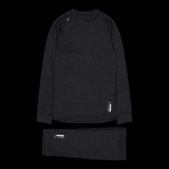 Lindberg Merino Set Black Melange Svart Clearance