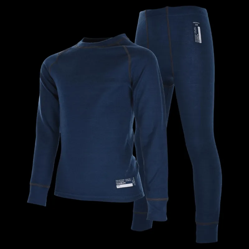 Discount Lindberg Merino Set Junior Blue Blå