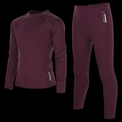 Outlet Lindberg Merino Set Junior Purple Lila