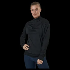 Hot Puma Golf Mesh 1/4 Zip Black Svart