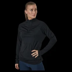 Hot Puma Golf Mesh 1/4 Zip Black Svart