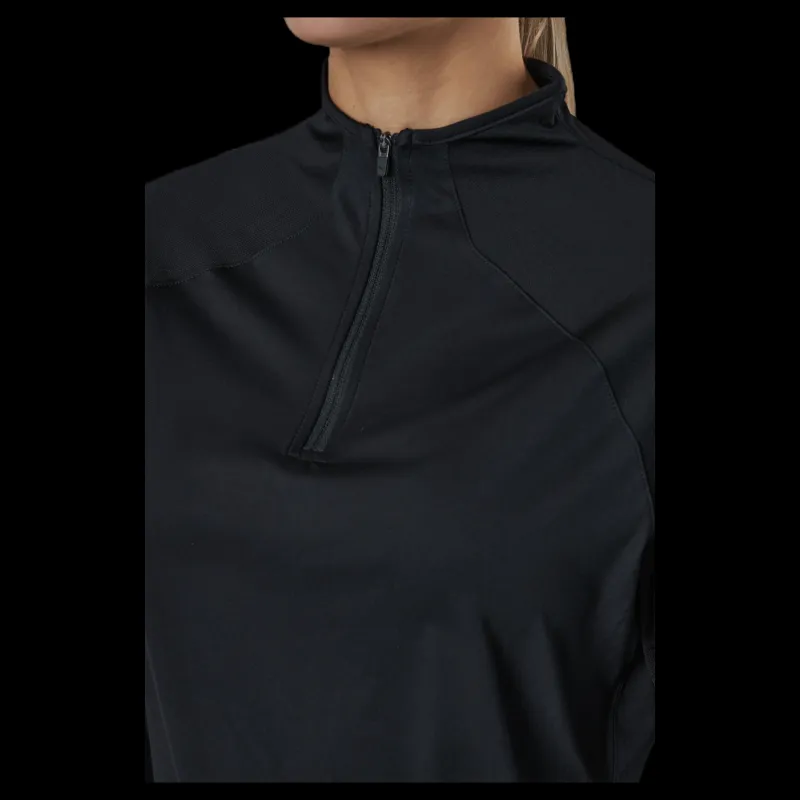 Hot Puma Golf Mesh 1/4 Zip Black Svart
