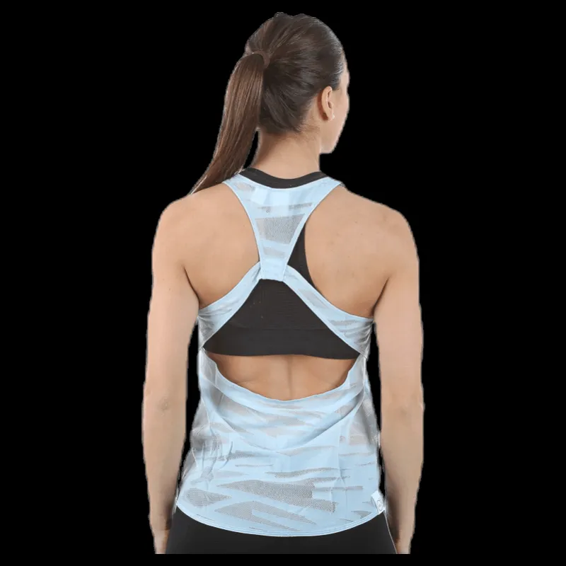 Puma Mesh It Up Layer Tank Blue/Patterned Blå och Mönstrad