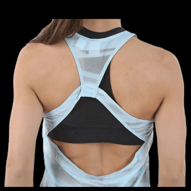 Puma Mesh It Up Layer Tank Blue/Patterned Blå och Mönstrad