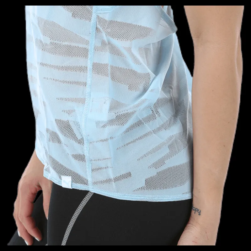Puma Mesh It Up Layer Tank Blue/Patterned Blå och Mönstrad