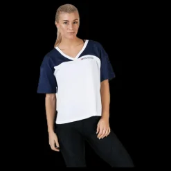 Tommy Hilfiger Sport Mesh T-Shirt Panel Blue Blå Best