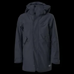 ColourWear Met Parka Jr Antracithe Blå Clearance