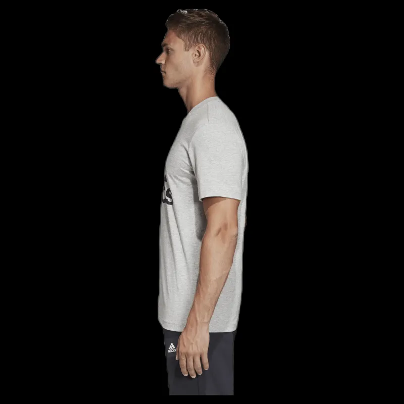 Best adidas Mh Bos Tee Medium Grey Heather / Black Grå