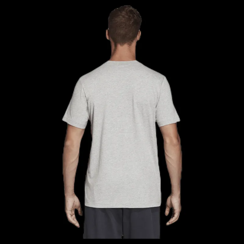 Best adidas Mh Bos Tee Medium Grey Heather / Black Grå