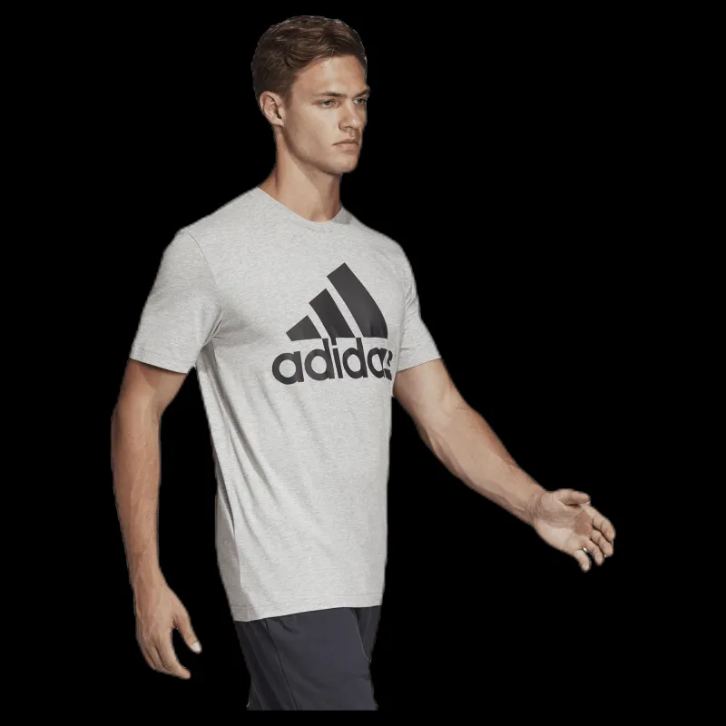 Best adidas Mh Bos Tee Medium Grey Heather / Black Grå