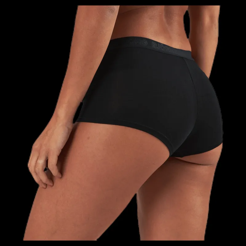 Outlet Björn Borg Mia Tiger Minishorts 2-Pack Black Svart