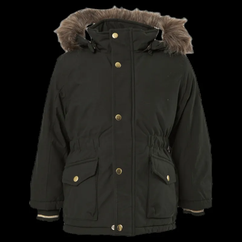 Discount Name It Mibis Parka Jacket Pb Brown Brun