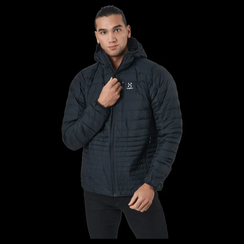 Haglöfs Micro Nordic Down Hood True Black Svart Clearance