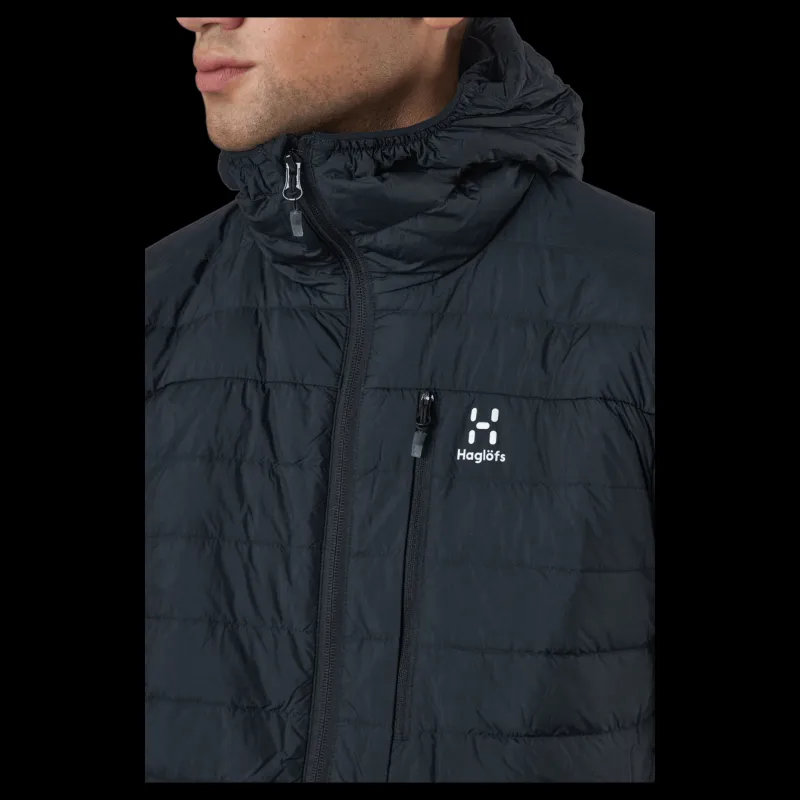 Haglöfs Micro Nordic Down Hood True Black Svart Clearance