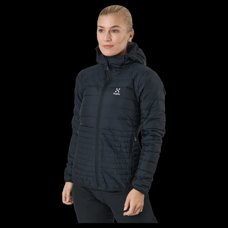 Haglöfs Micro Nordic Down Hood True Black Svart Clearance