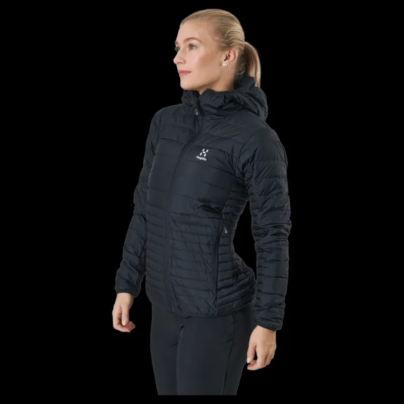 Haglöfs Micro Nordic Down Hood True Black Svart Clearance