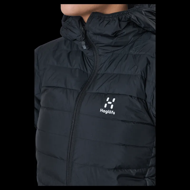 Haglöfs Micro Nordic Down Hood True Black Svart Clearance
