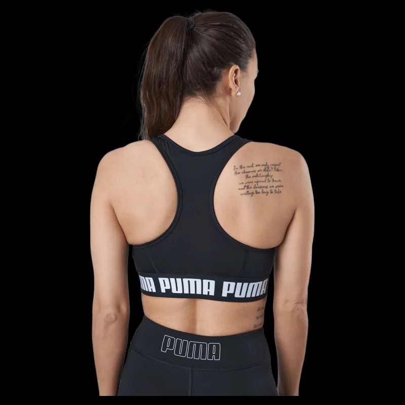 Puma Mid Impact Strong Bra Svart