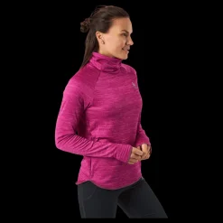 Odlo Mid Layer Run Easy Warm Festival Fuchsia Melange Rosa Hot