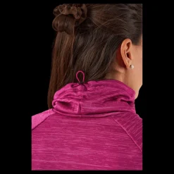 Odlo Mid Layer Run Easy Warm Festival Fuchsia Melange Rosa Hot
