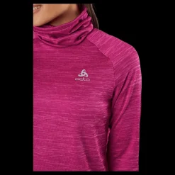 Odlo Mid Layer Run Easy Warm Festival Fuchsia Melange Rosa Hot