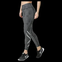 2XU Mid-Rise Compression Print Tights W White/Black Vit och Svart New