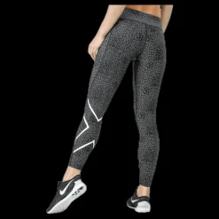 2XU Mid-Rise Compression Print Tights W White/Black Vit och Svart New