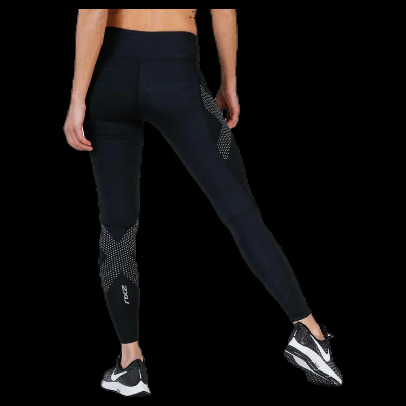 2XU Mid-Rise Compression Tights Black/Grey Svart och Grå Discount