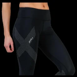 2XU Mid-Rise Compression Tights Black/Grey Svart och Grå Discount
