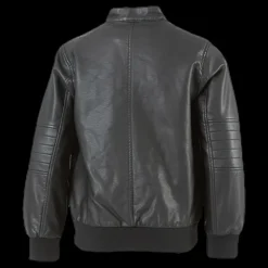 Online Name It Mike Faux Leather Jacket Black Svart