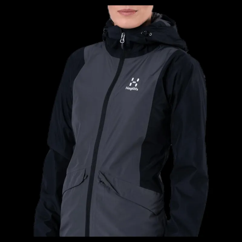 Haglöfs Mila Rain Jacket Black/Grey Discount