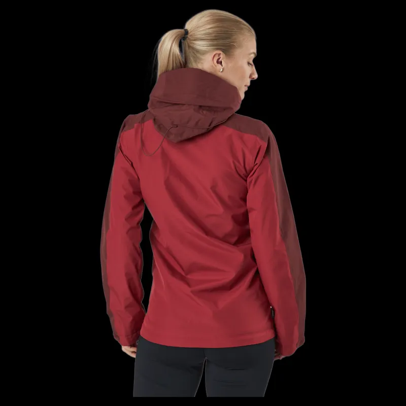 Haglöfs Mila Rain Jacket Maroon Red/brick Red Discount